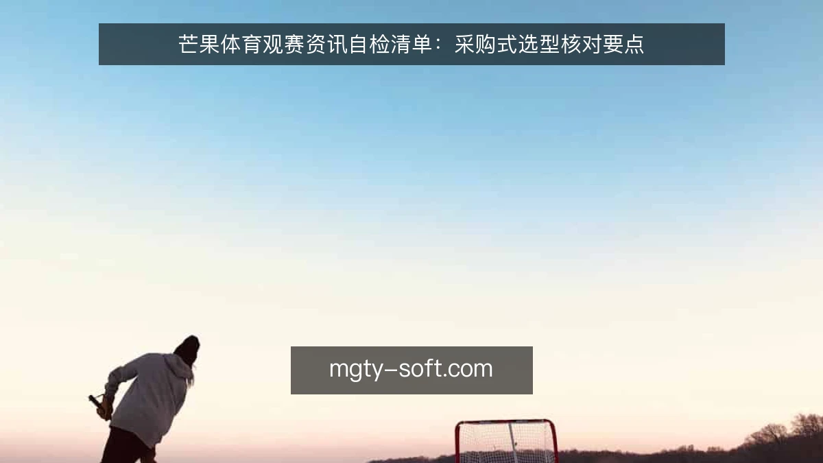 芒果体育观赛资讯自检清单：采购式选型核对要点